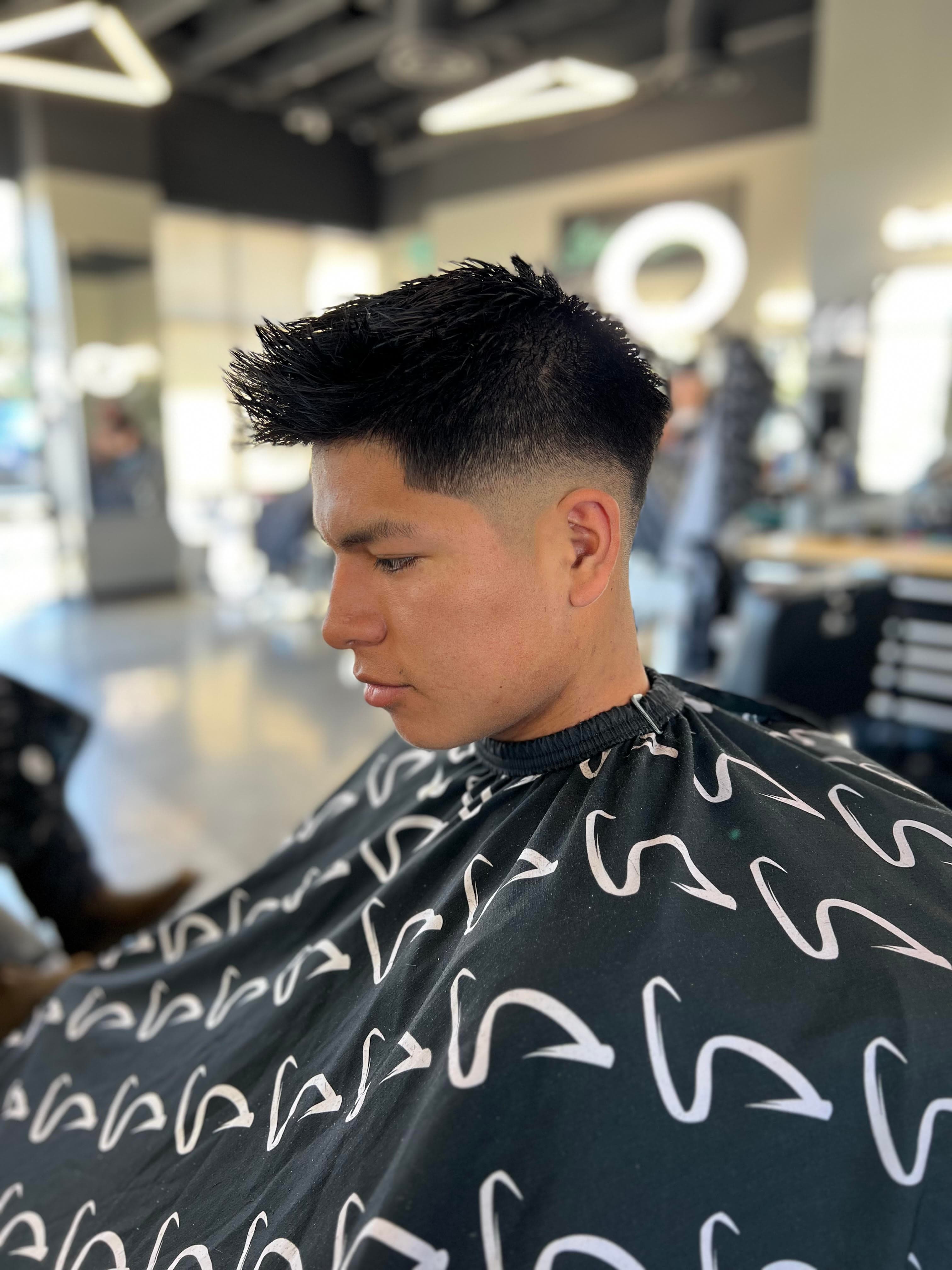 Drop fade with spiky top